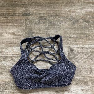 Lululemon Sports Bra. Black and white. Size 4.